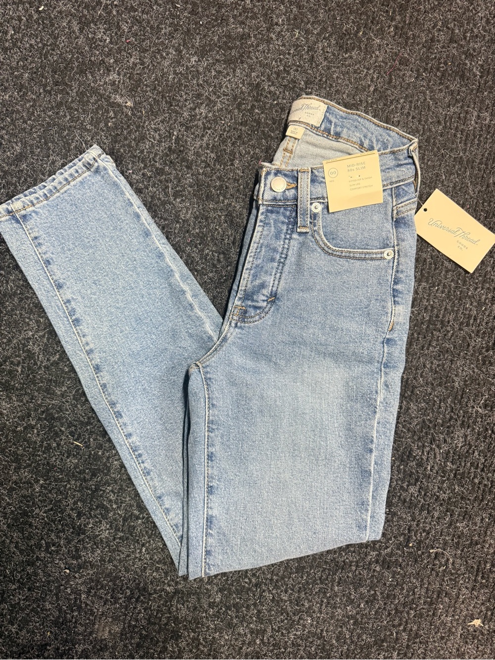 Universal Thread Light Blue High-Rise Slim Jeans